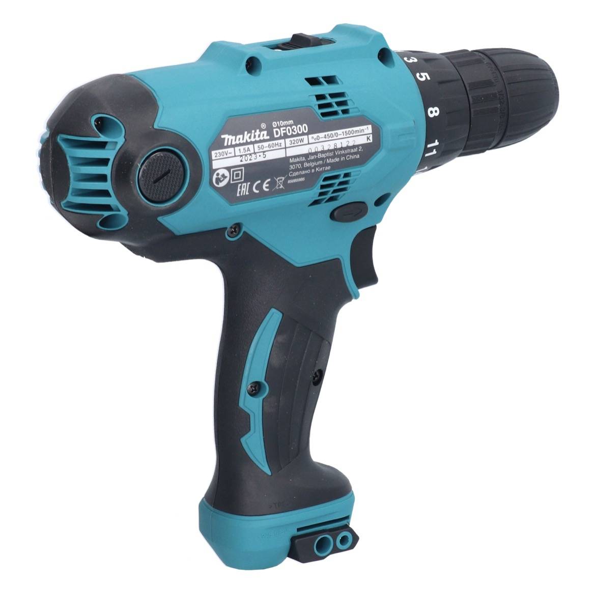 Makita DF0300 Boormachine 1500 RPM Sleutelvrij 1,2 kg Zwart/Blauw-3