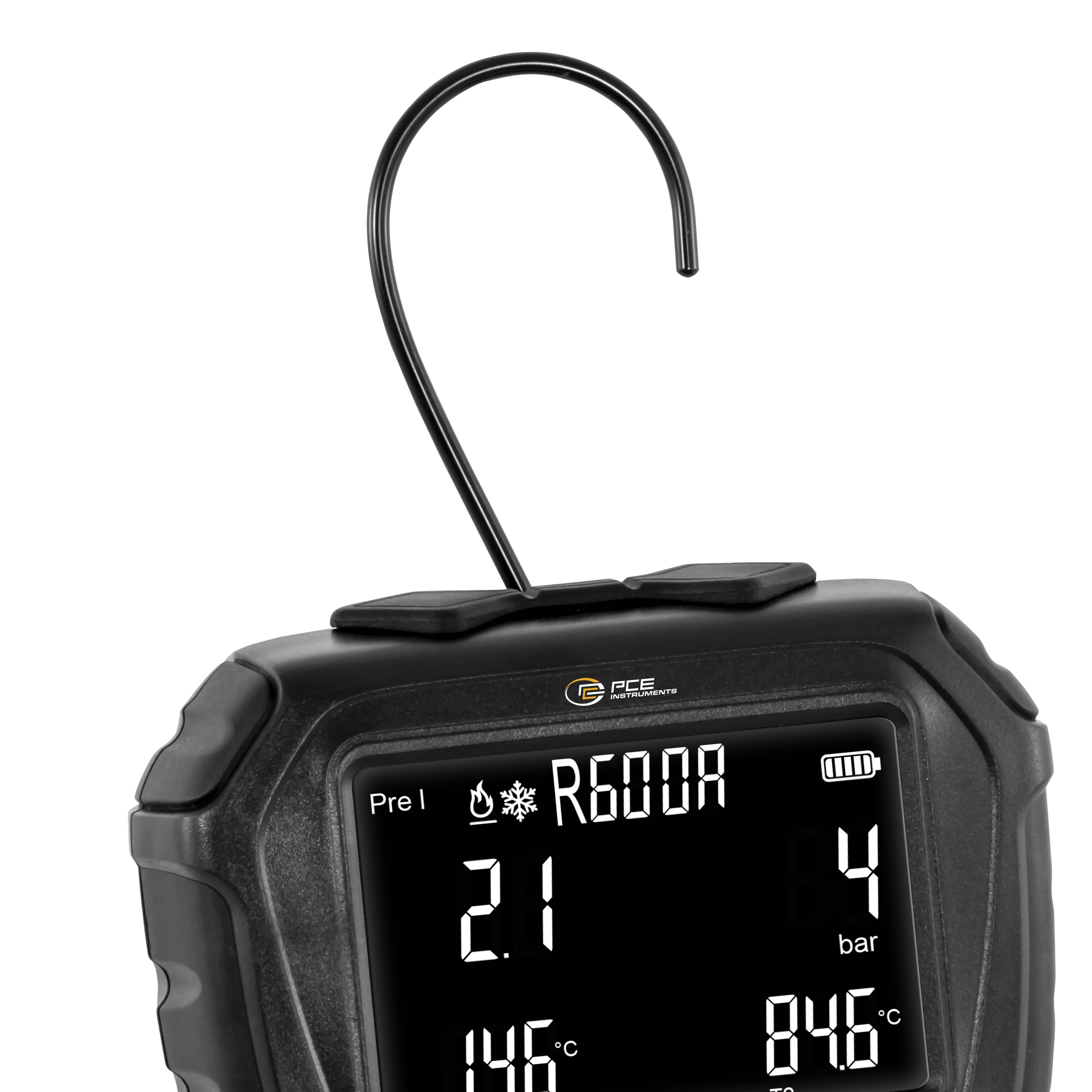 PCE Instruments Drukverschilmeter Druk, Temperatuur -1 - 60 bar Met temperatuurmeting, Externe sensor-3