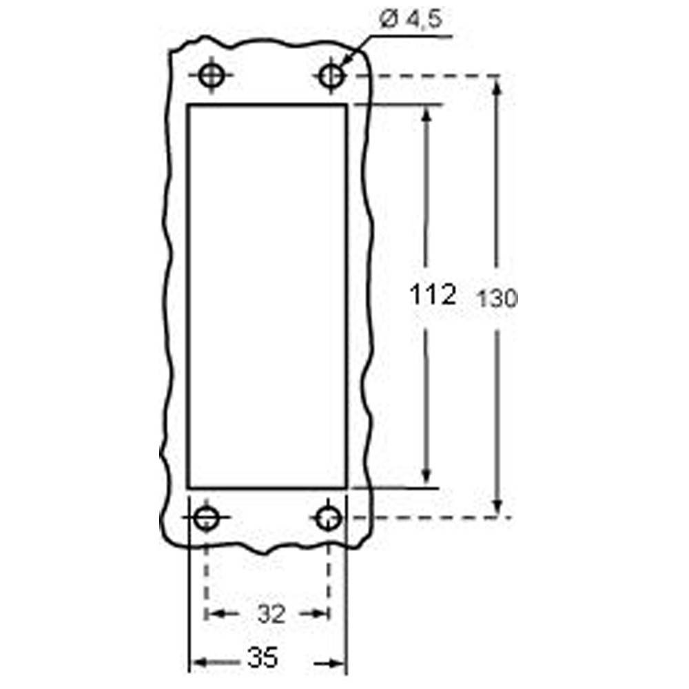 ILME CHI24L Connectorbehuizing: HDC; maat 104.27; voor paneel; C-TYPE - 1 stuk-1