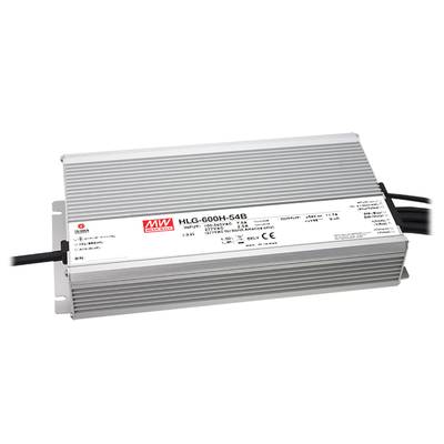 Mean Well HLG-600H-24B LED-driver, LED-transformator  Constante spanning, Constante stroomsterkte 600 W 25 A 12 - 24 V/D