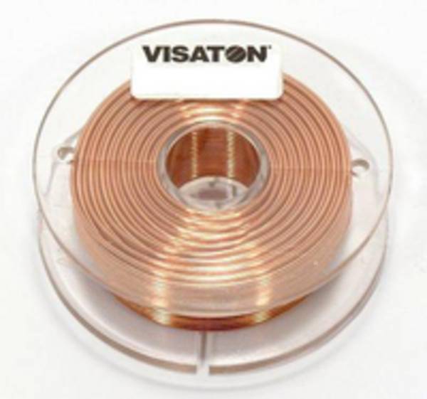 VISATON SP-0.47MH37-VS Smoorspoel: luchtspoel; 0,47mH; 0,83Ω; Ø: 37mm; H: 12mm - 1 stuk