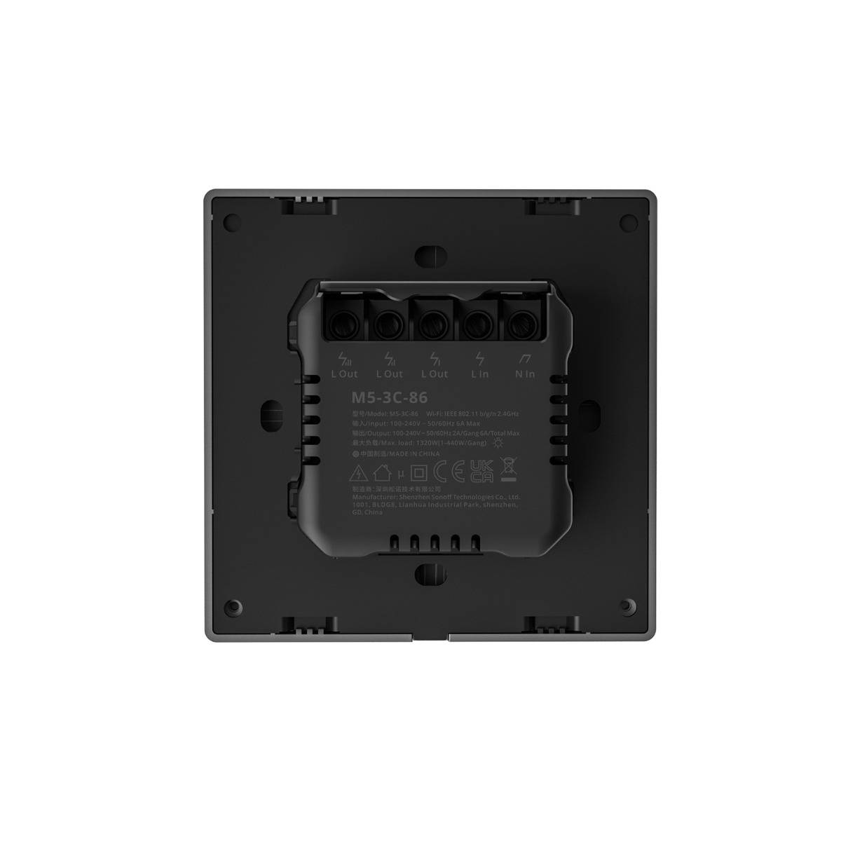 Sonoff switchman smart wall switch - m5 - mechanische slimme schakelaar - 3 kanaal - ondersteunt app en spraakbesturing-4