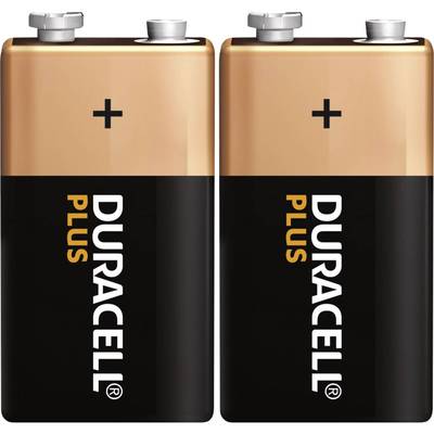 Duracell 6LR61 9V batterij (blok) Alkaline  9 V 2 stuk(s)