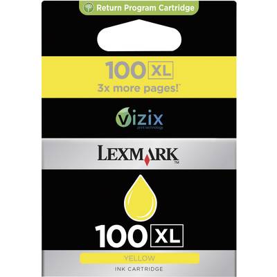 Lexmark Inktcartridge 100XL Origineel  Geel 14N1071E
