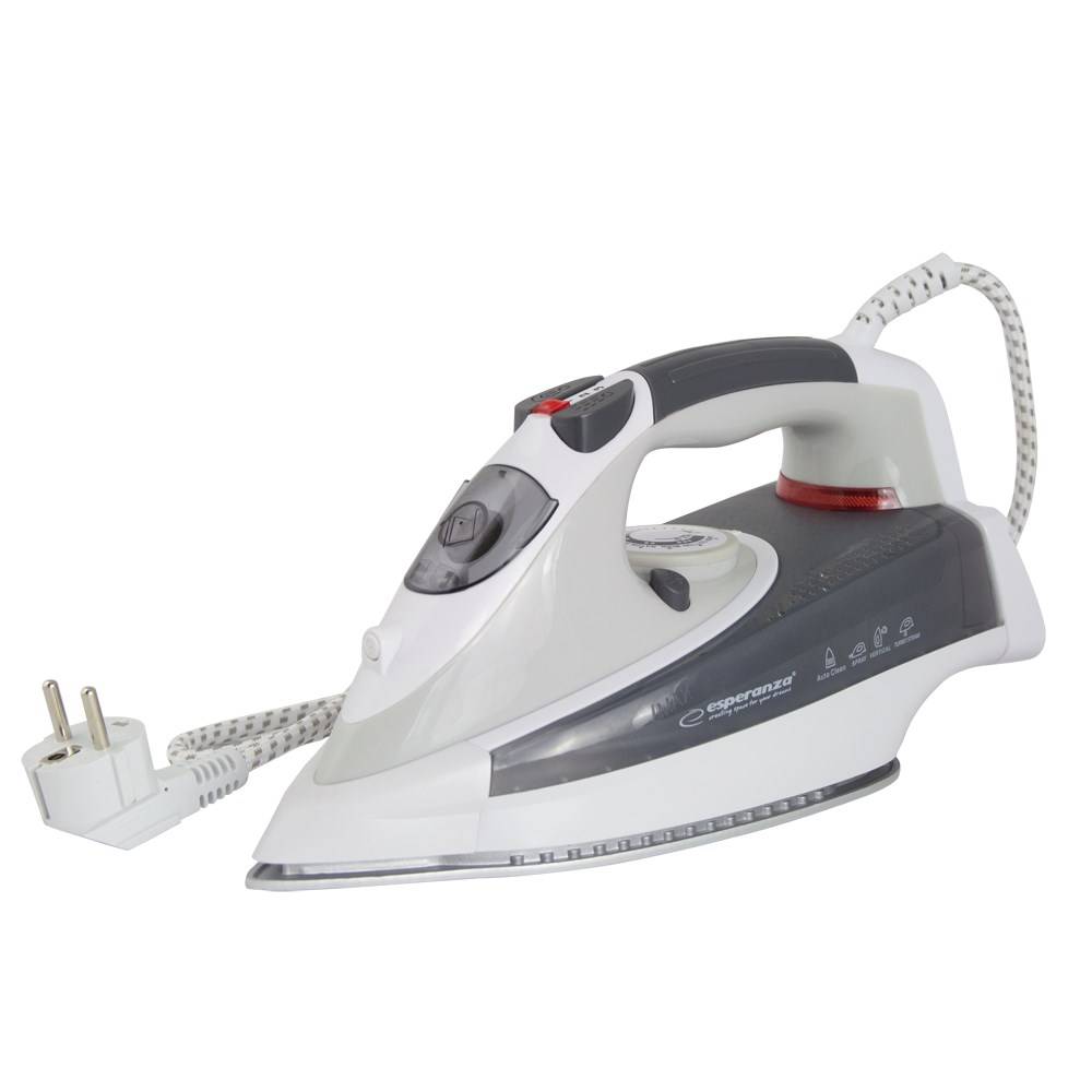 Esperanza EHI009 Dampjern Keramiek kogeplade Gra, Hvid 2400 W-1