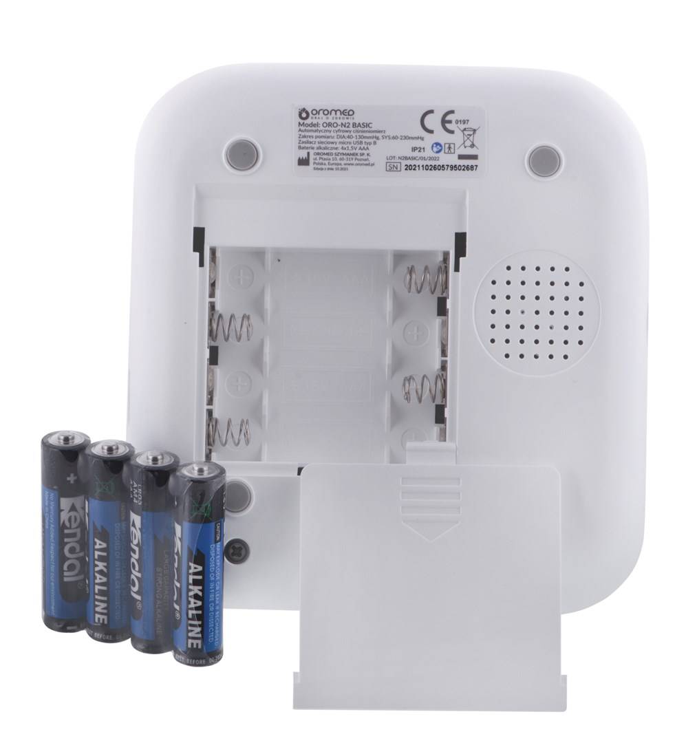 HI-TECH MEDICAL ORO-N2 BASIC bloeddrukmeter voor de bovenarm, automatisch-4