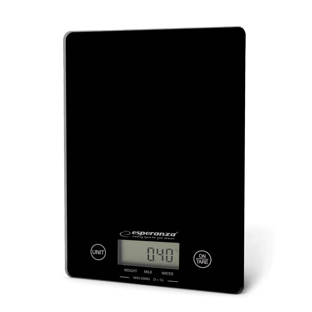 Esperanza EKS002K Elektronische keukenweegschaal Zwart Rechthoekig Tafelmodel-0