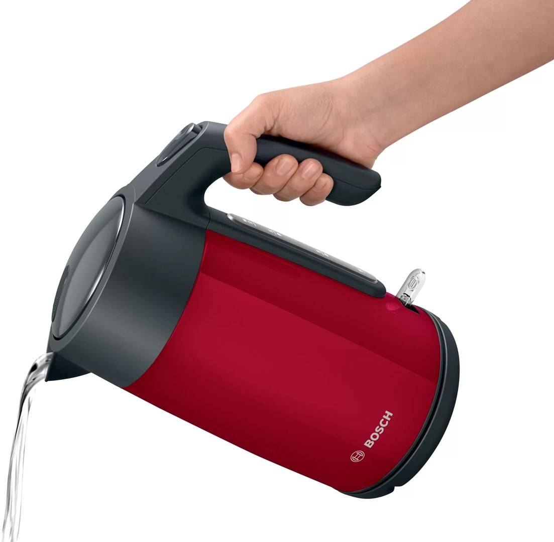 Elektrische waterkoker Bosch TWK 7L464, 2400 W, 1,7 l Rood-6