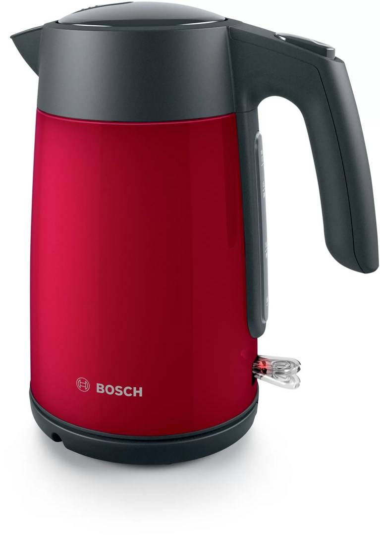 Elektrische waterkoker Bosch TWK 7L464, 2400 W, 1,7 l Rood-0