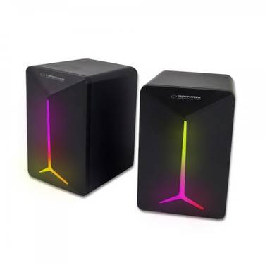 ESPERANZA USB-LUIDSPREKERS 2.0 LED REGENBOOG FREVO EGS105