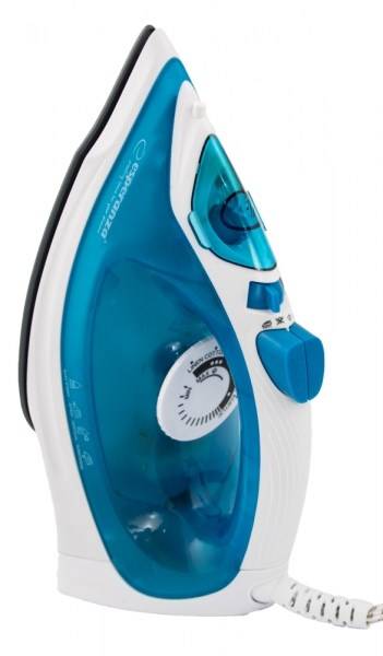 Esperanza EHI002 strijkijzer, stoomstrijkijzer, keramische zoolplaat, blauw/wit, 2200 W-3