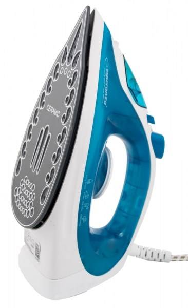 Esperanza EHI002 strijkijzer, stoomstrijkijzer, keramische zoolplaat, blauw/wit, 2200 W-6