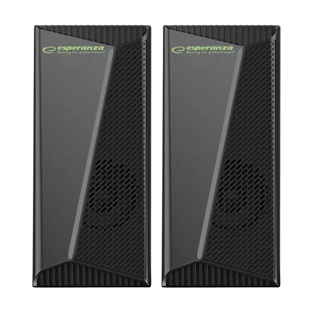 Esperanza EGS106 Speakers 2.0 LED Zwart 6W-3