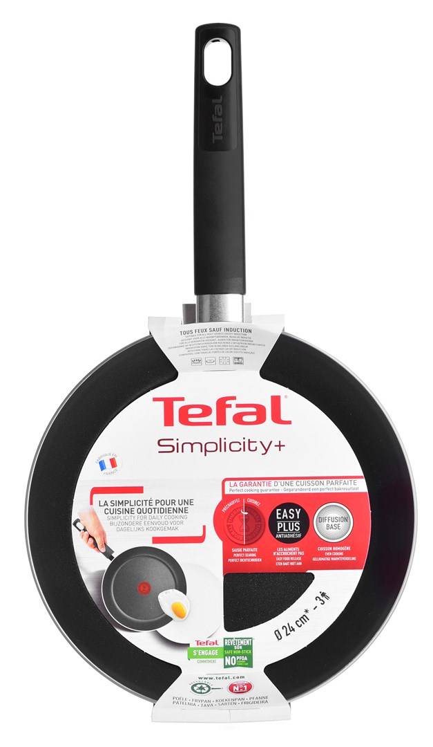 TEFAL Simplicity koekenpan van 24 cm B5820402-3