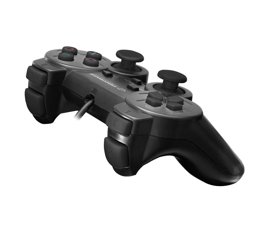 Esperanza EGG107K Gaming Controller Gamepad PC, Playstation 3 Analoog/Digitaal USB 2.0 Zwart-2
