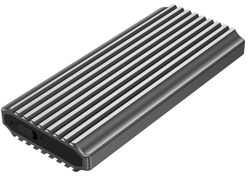 Gembird EE2280-U3C-03 USB 3.1-behuizing voor M.2 NVMe-schijven. RGB. Aluminium.-1