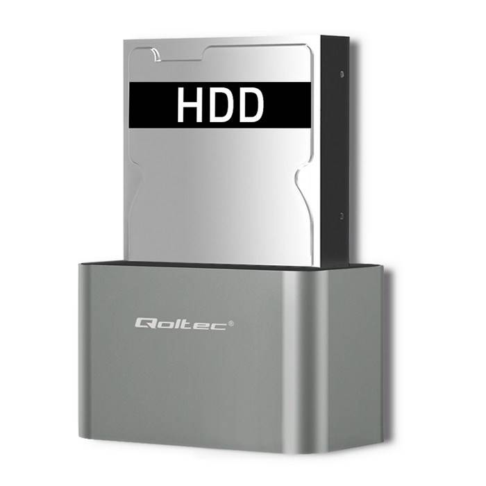 Qoltec 5315 dockingstation HDD/SSD | 2,5"/3,5" SATA | USB 3.0-6