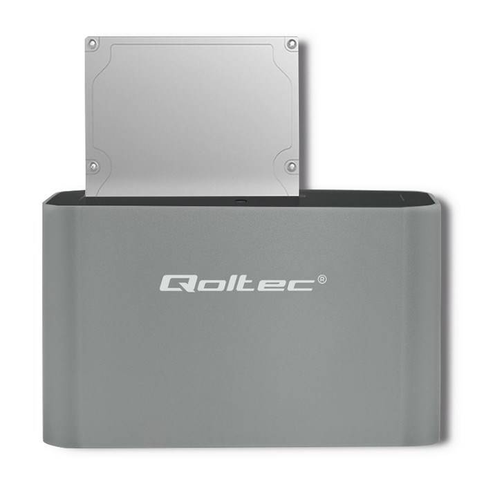 Qoltec 5315 dockingstation HDD/SSD | 2,5"/3,5" SATA | USB 3.0-3