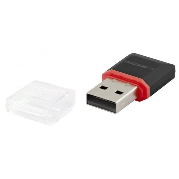 Esperanza EA134K kaartlezer Zwart, Zilver, Transparant USB 2.0-1