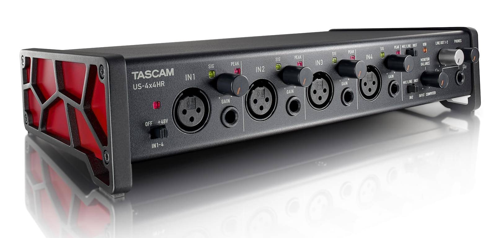 Tascam US-4X4HR audio-interface voor opnames-0