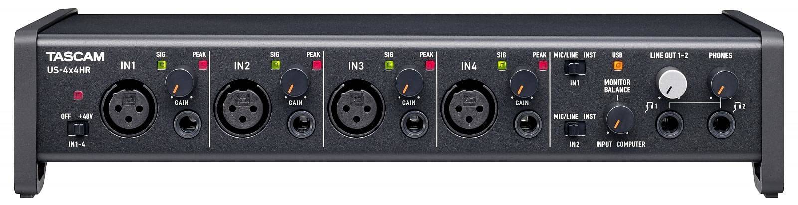 Tascam US-4X4HR audio-interface voor opnames-1