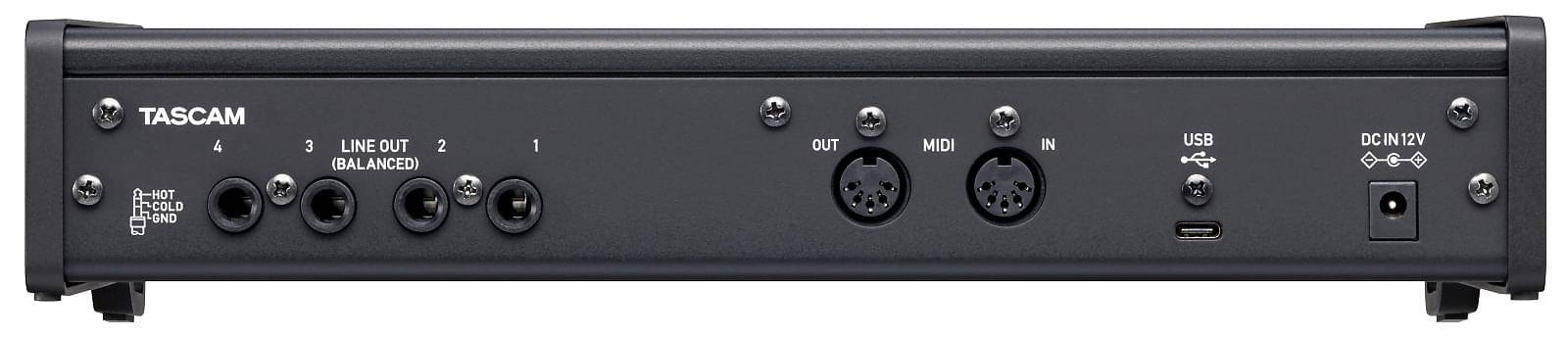 Tascam US-4X4HR audio-interface voor opnames-2