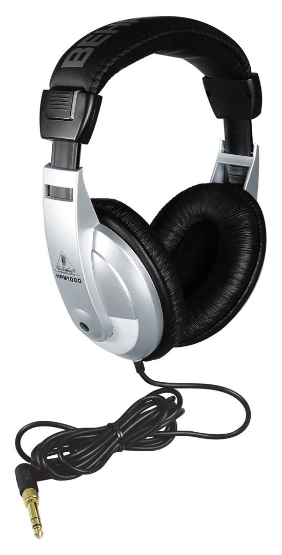 Behringer HPM1000 bedrade hoofdtelefoon/headset, zwart, zilver-0