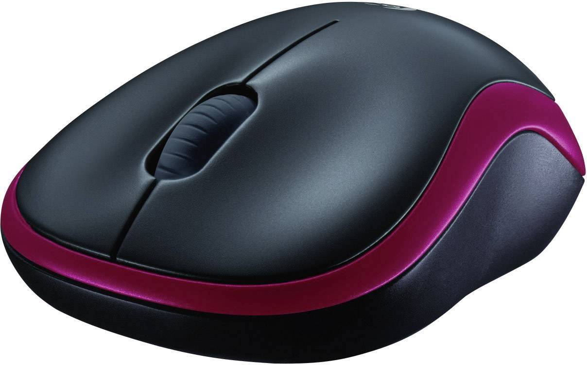 Logitech M185 Muis Radiografisch Optisch Rood 3 Toetsen 1000 dpi-6
