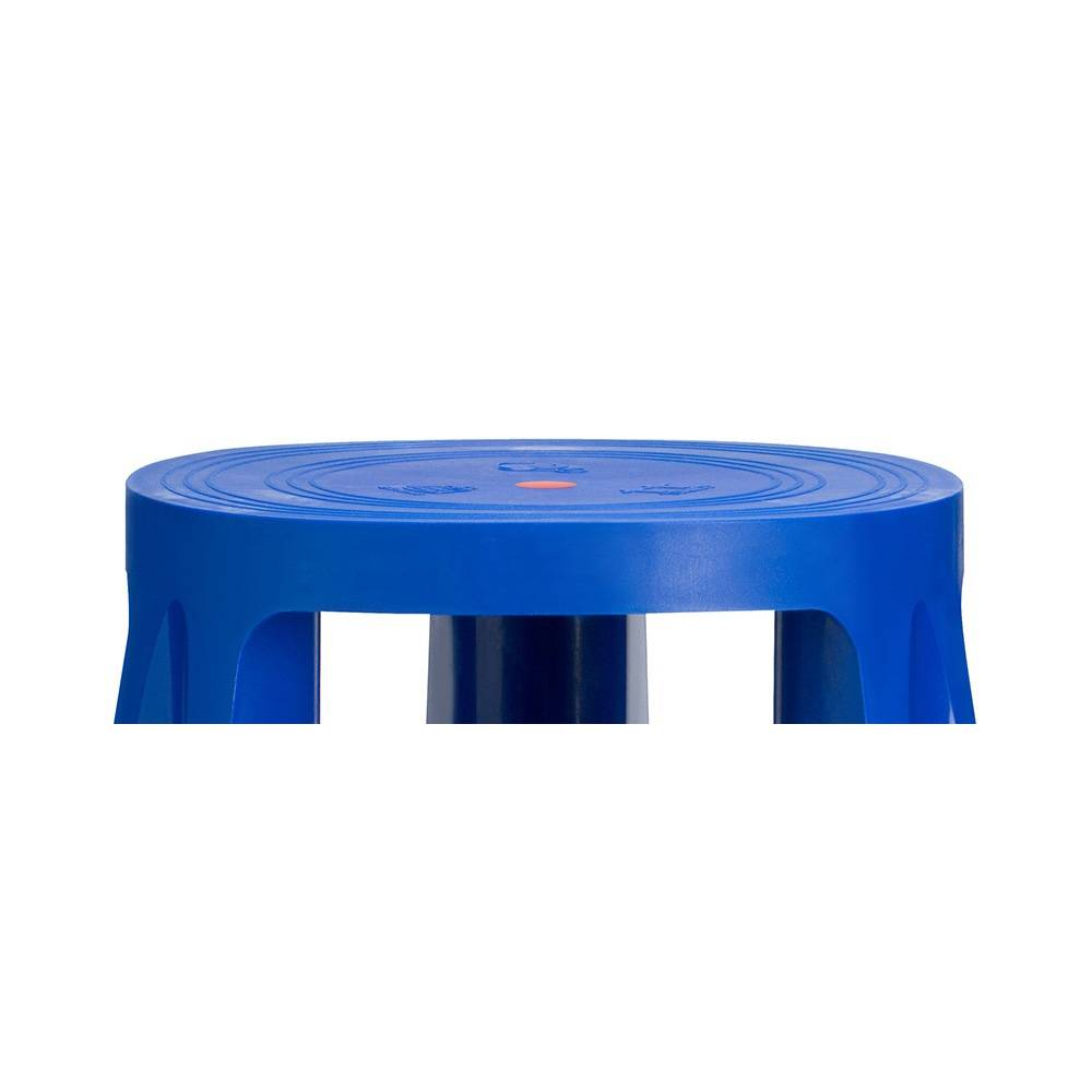 Opstapkruk - Blauw - Verrijdbaar - Draagkracht 150 kg-1