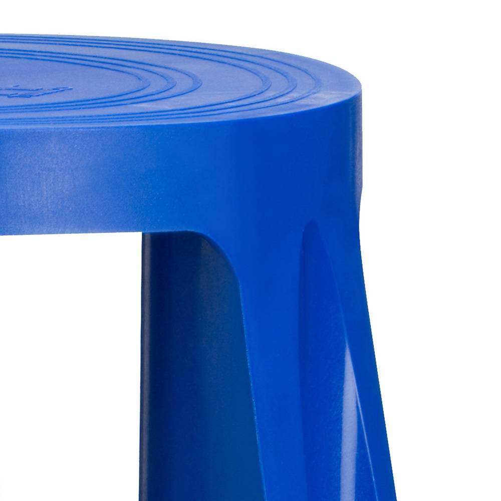 Opstapkruk - Blauw - Verrijdbaar - Draagkracht 150 kg-2