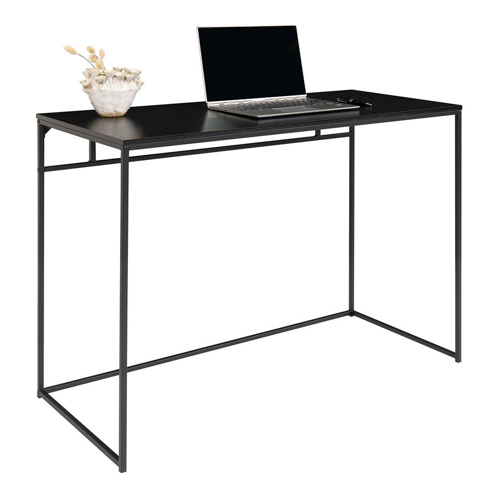 Zwart Bureau met zwart frame-0