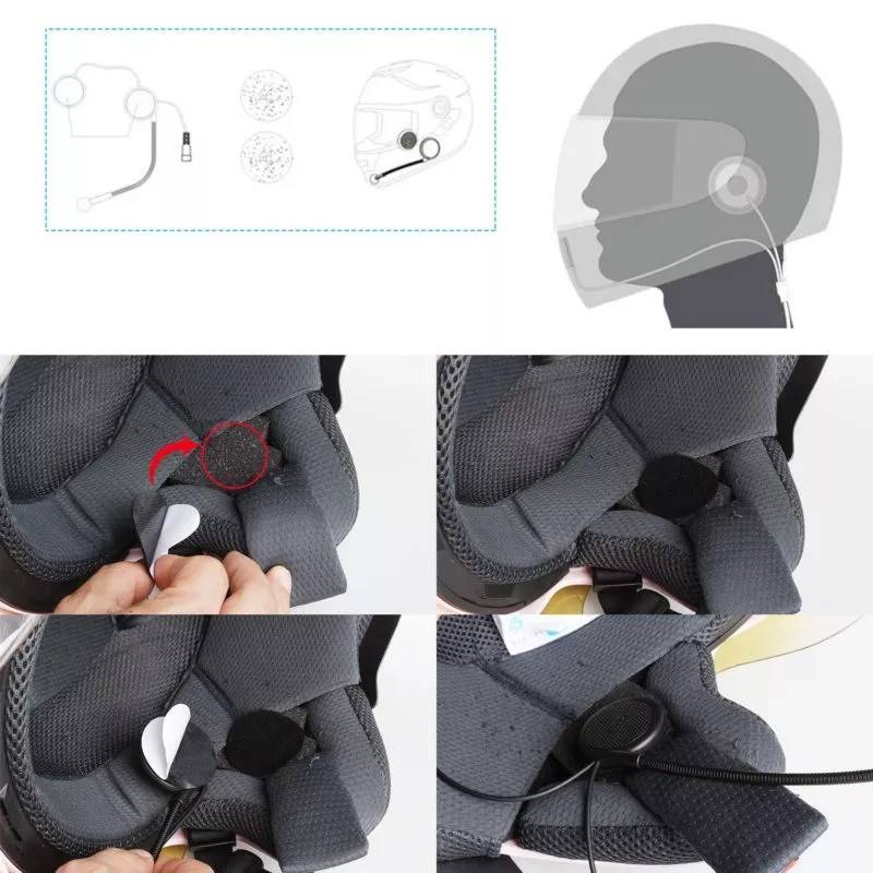Headset FREEDCONN L1M motorfiets intercom zwart-5