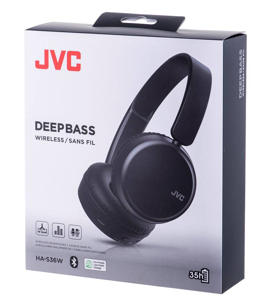 JVC HA-S36W Draadloze hoofdtelefoon met hoofdband, bellen/muziek, Bluetooth, zwart-6