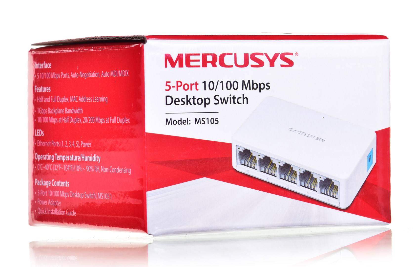 Mercusys 5-poorts 10/100Mbps desktopswitch-5