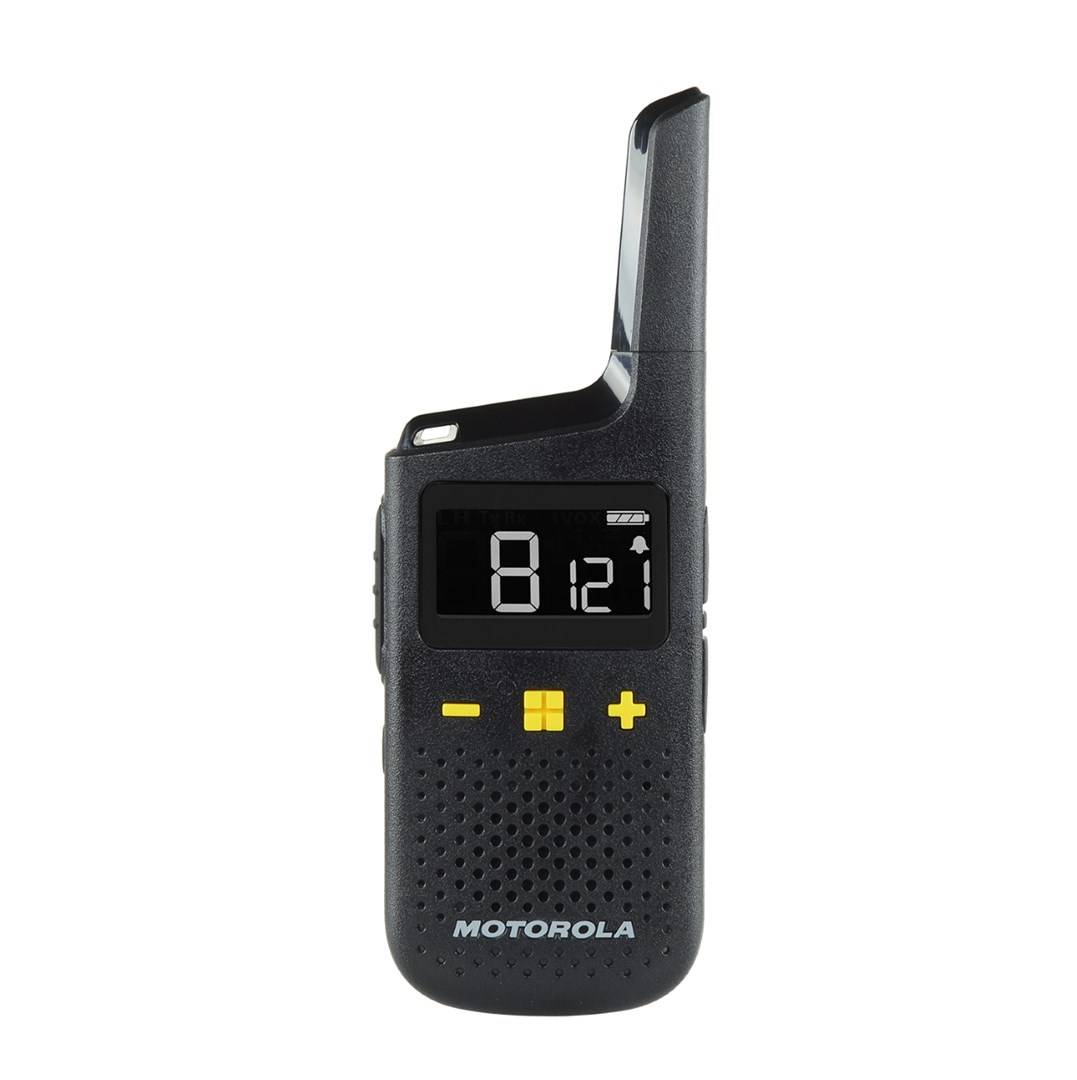 Motorola XT185 portofoon met 16 kanalen, frequentiebereik 446.00625 - 446.19375 MHz, zwart.-0