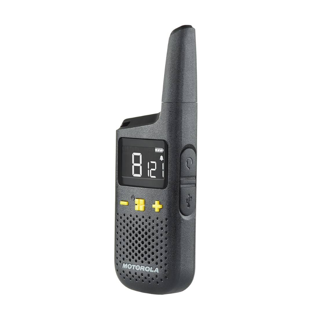 Motorola XT185 portofoon met 16 kanalen, frequentiebereik 446.00625 - 446.19375 MHz, zwart.-1