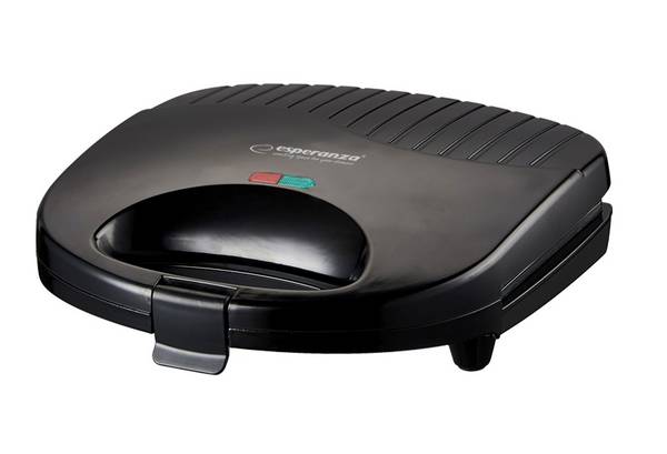 Esperanza EKT009 Sandwich toaster 1000W Zwart