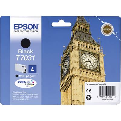 Epson Inktcartridge T7031 Origineel  Zwart C13T70314010