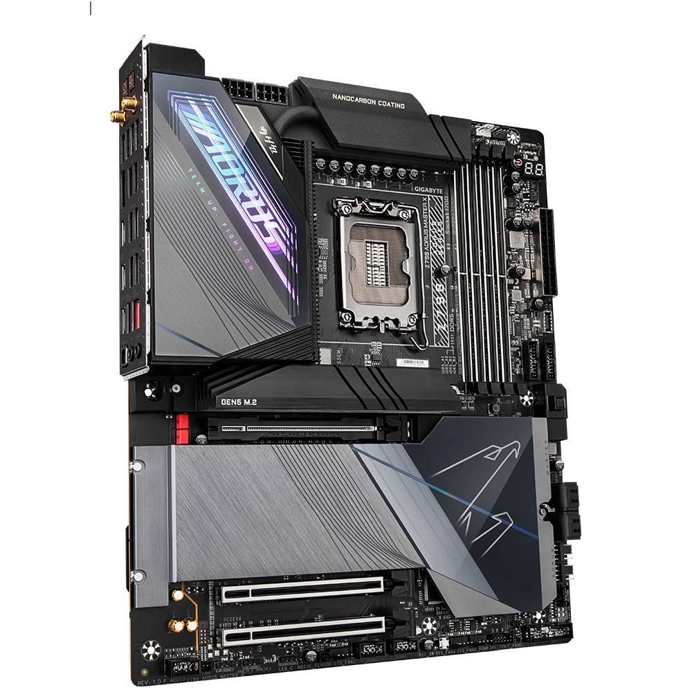 Gigabyte Z790 AORUS MASTER X Moederbord Socket Intel 1700 Vormfactor E-ATX Moederbord chipset Intel® Z790-1