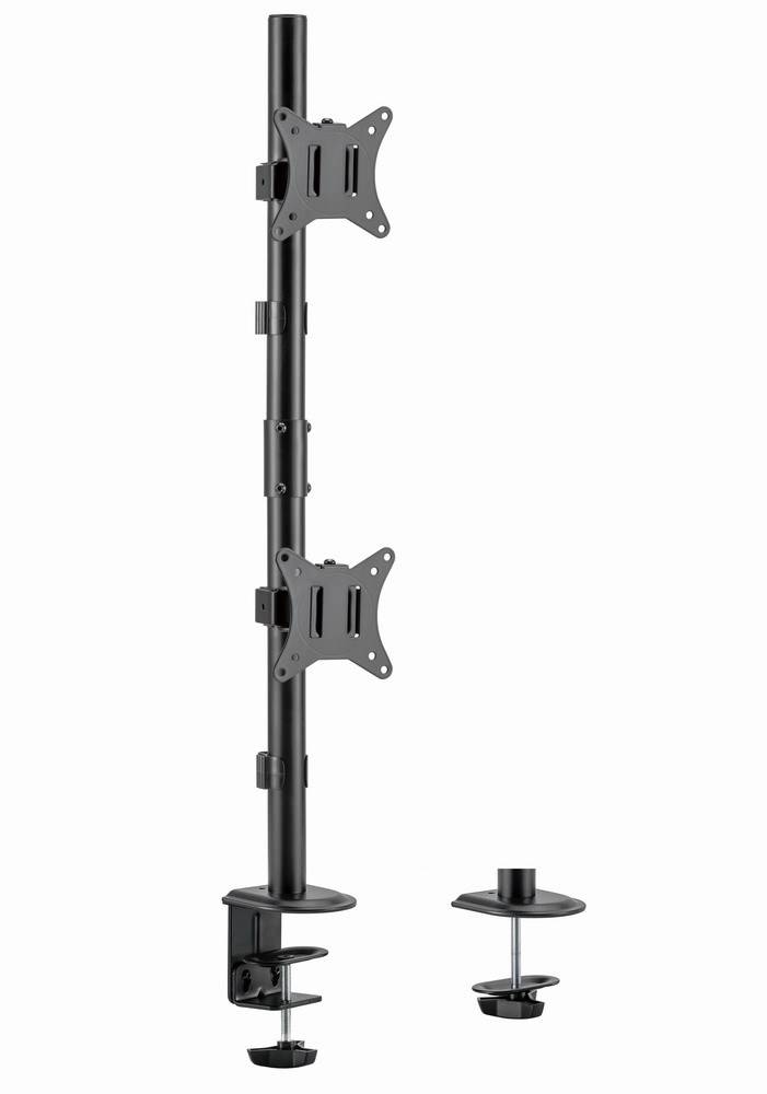 GEMBIRD MA-D2-02 Houder; 9kg; 17÷32"; Standaard: 75x75mm,100x100mm; monitor x2 - 1 stuk-1
