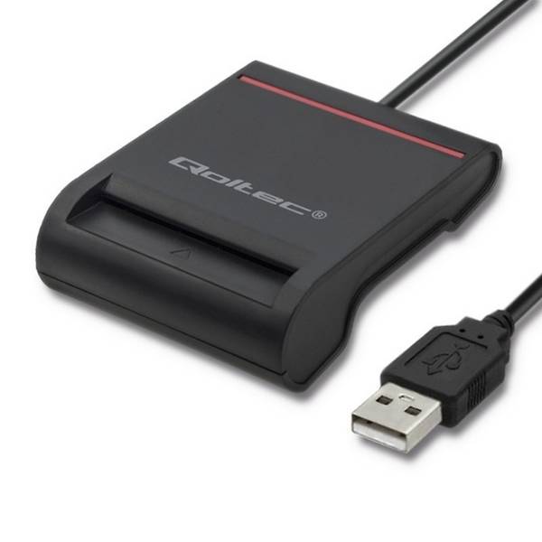 Qoltec Smartchip ID-kaartscanner