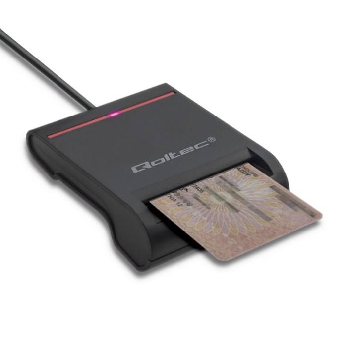 Qoltec Smartchip ID-kaartscanner-2