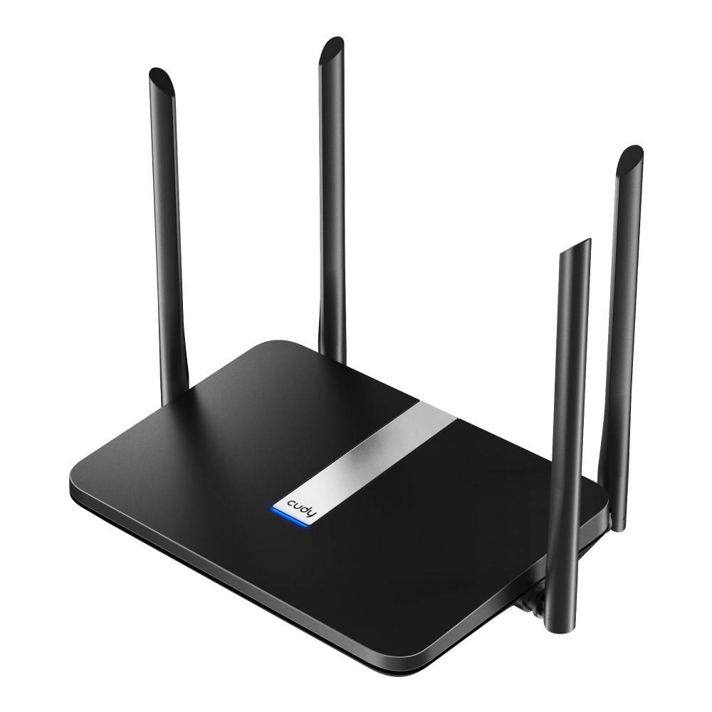 Cudy X6 wireless router Gigabit Ethernet Dual-band (2.4 GHz / 5 GHz) Black-1