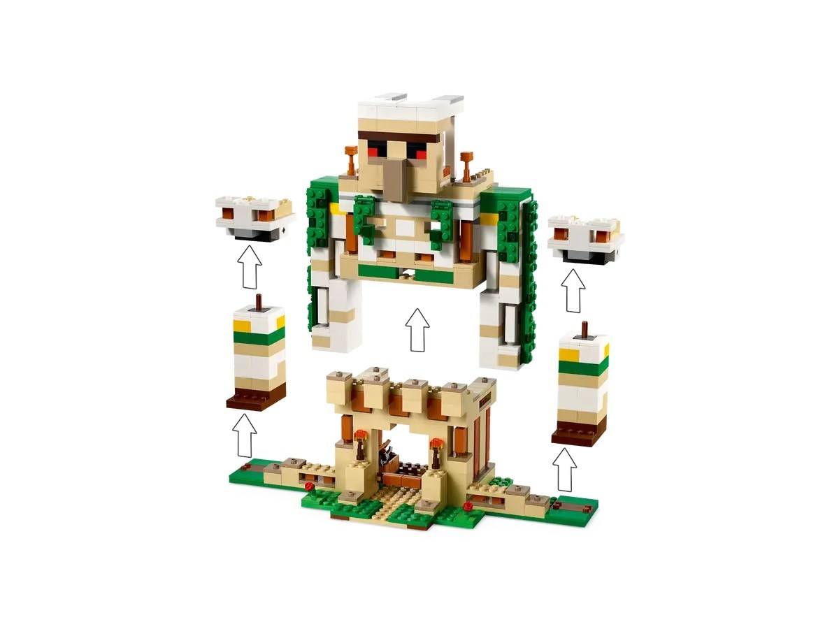 LEGO MINECRAFT 21250 HET IJZEREN GOLEM-VESTING-4