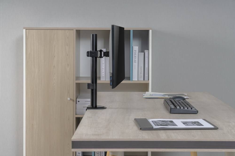 Gembird MA-D1-02 Bureau monitorarm voor één monitor. 17"-32". 9 kg-6