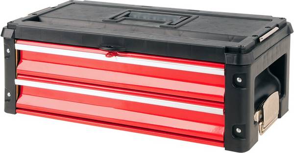 Yato YT-09107 gereedschapskist/onderdelendoos, metaal, zwart. Ed