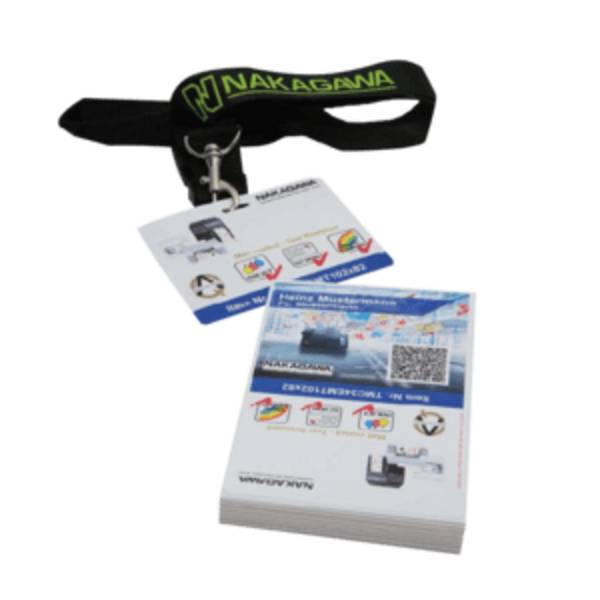 Nakagawa visitor badges, 54x86 | C34 EM6T 54X86