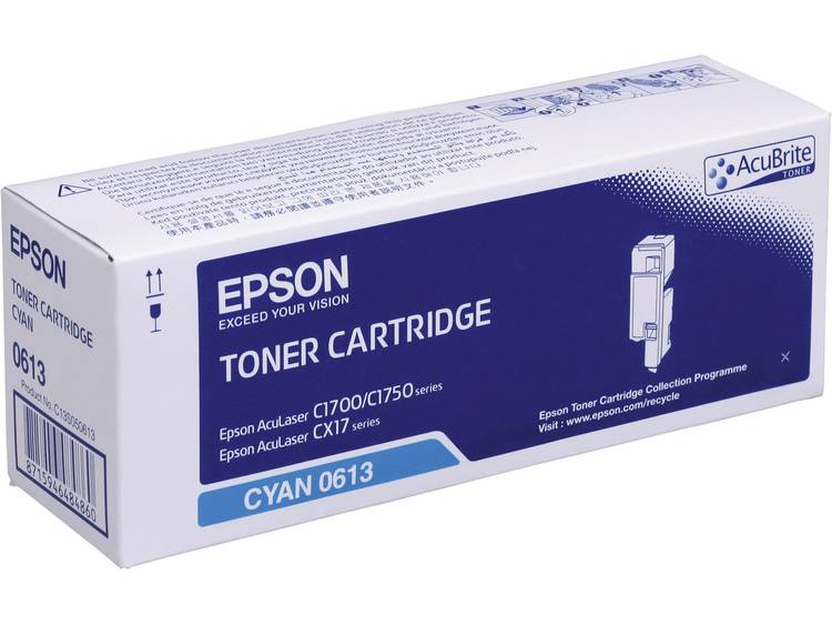 Epson AL-C1700-C1750-CX17 series High Capacity Toner Cartridge Cyan -1.4k