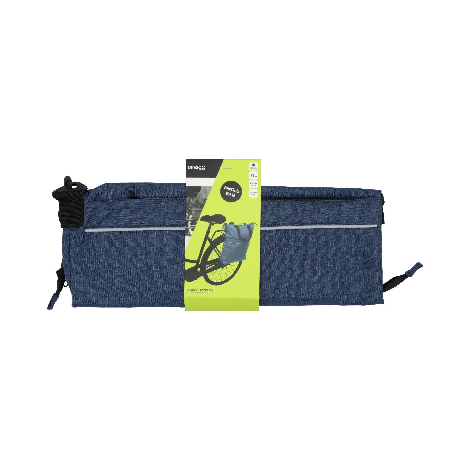 Dresco Enkele fietstas Blauw 18 Liter-2