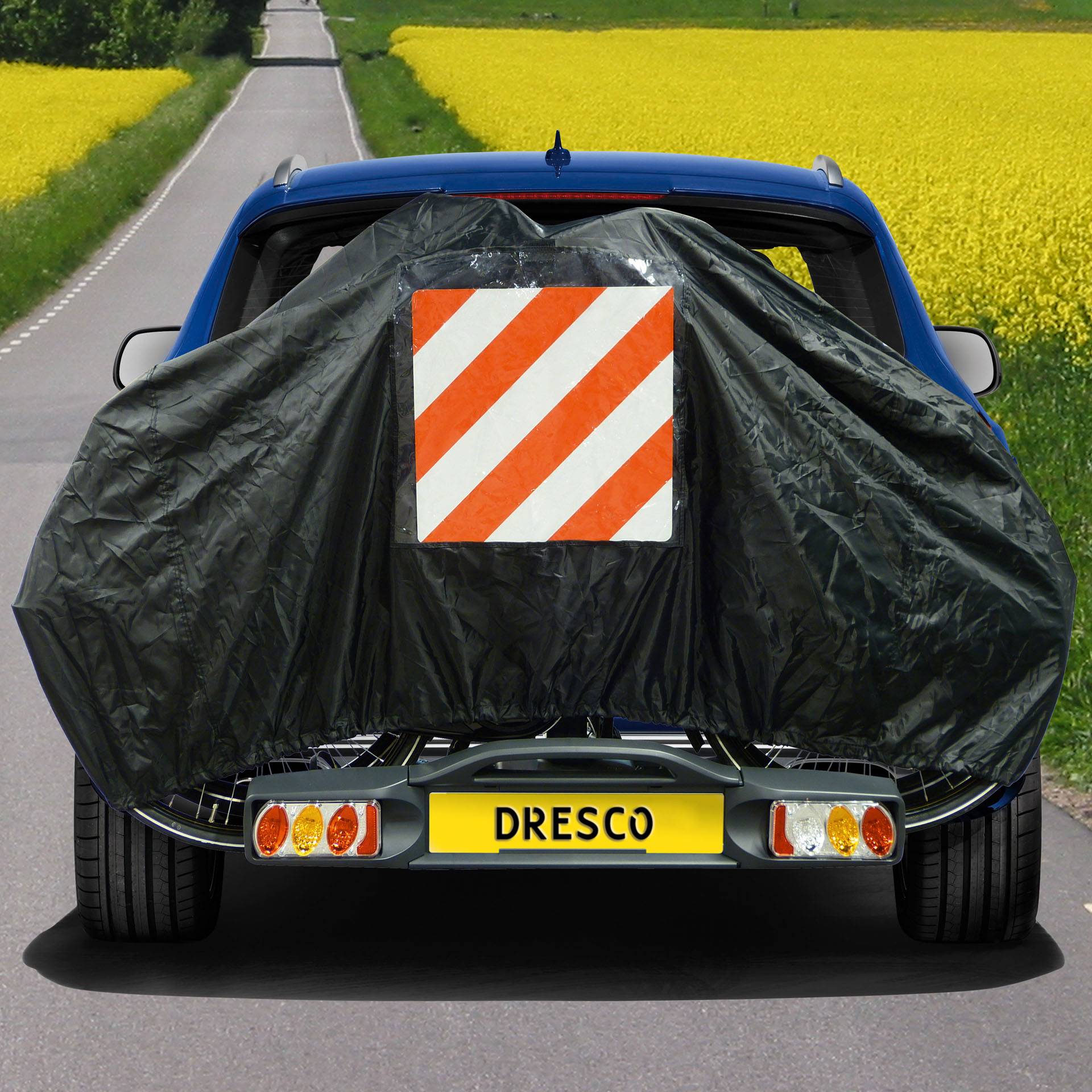 Dresco Fietshoes 2 fietsen + insteekvak 150x74x123cm-2